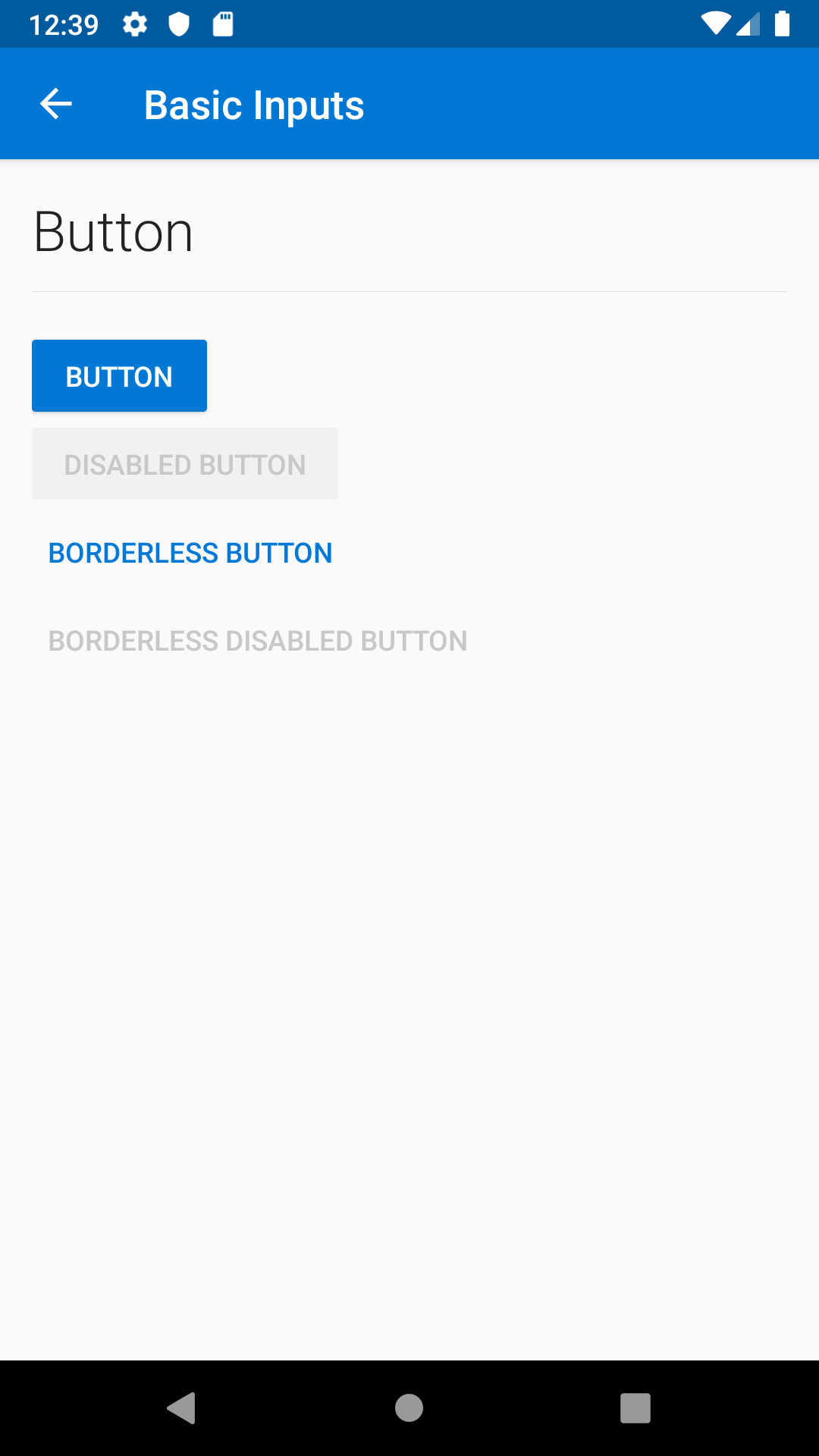 Example of a Button on Android